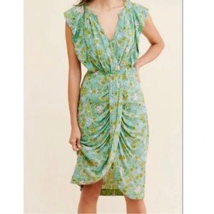 Anthropologie Maeve Blossom Ruffled dress